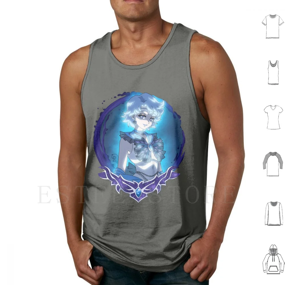 Dark Sailor Tank Tops Vest Neptune Senshi