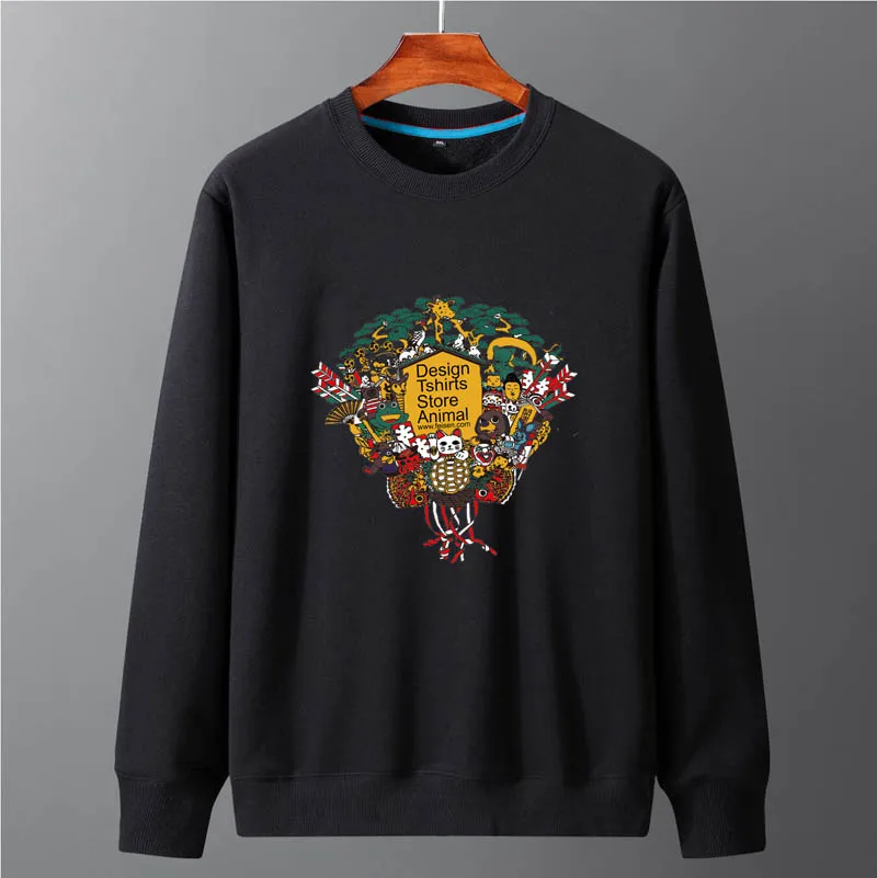 

Pius size men's velvet warm sweatshirts bust 150cm 5XL 6XL 7XL 8XL 9XL 10XL loose printed long sleeve sweatshirts men 2 colors