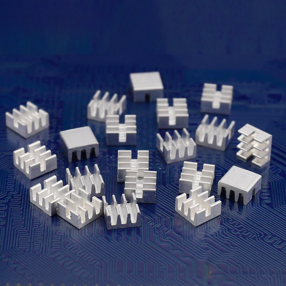 400pcs MOS IC Heatsink Aluminum HeatSink for Power Module, Chipset, Computer, IC cooling