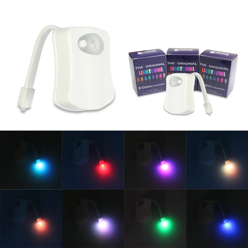 

LED Toilet Light Motion Sensor Toilet Seat Night Light Waterproof WC Backlight For Toilet Bowl Lamp WC Toilet Light