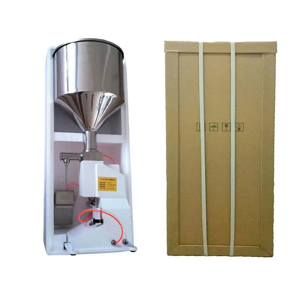 A02 Halbautomatische Pneumatische Quantitative 5-50ml Füllung Honig Kosmetische Shampoo Creme Flüssigkeit Füll Maschine