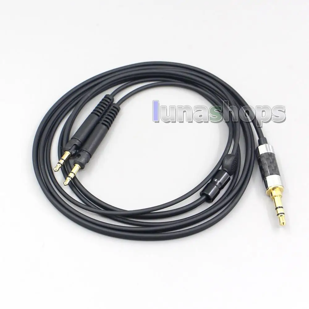 

1.2m Full Black OFC Copper Wire Earphone Headphone Cable For Audio-Technica ATH-R70X LN007017