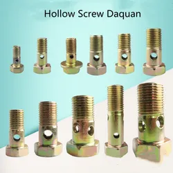 20PCS  M6 M8 M10 M12 M14 m16 m18 hollow screw Diesel engine oil recyle return tubing hinge hydraulic oil bolt Screw