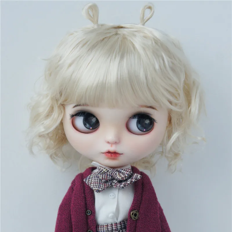 JD544 9-10 pollici 10-11 pollici 11-12 pollici bella lumaca Feeler parrucche sintetiche mohair BJD QBaby Blythes 18 \