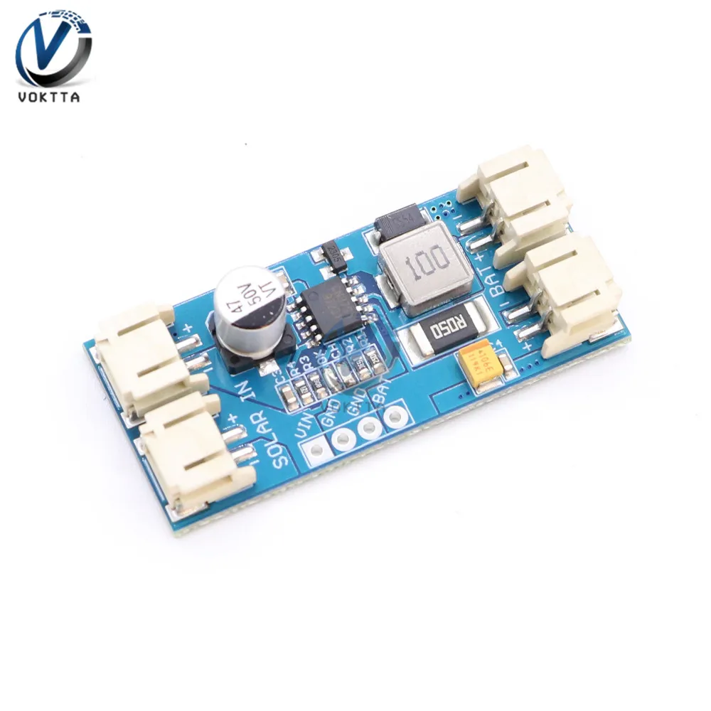 CN3791 MPPT Solar Panel Charge Controller Board 3.7V 4.2V 2A 1 Cell Lithium Battery Charge Module 6V 9V 12V 2-Pin JST Connector