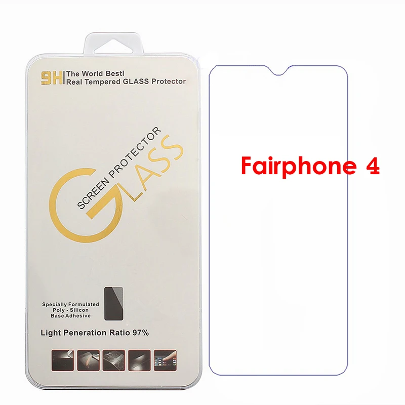 Fairphone 4 용 HD 유리 Fairphone4 FAIRPHONE 4 용 2.5D 강화 유리 스크린 보호기 Front Ultra Clear protective Glass Film