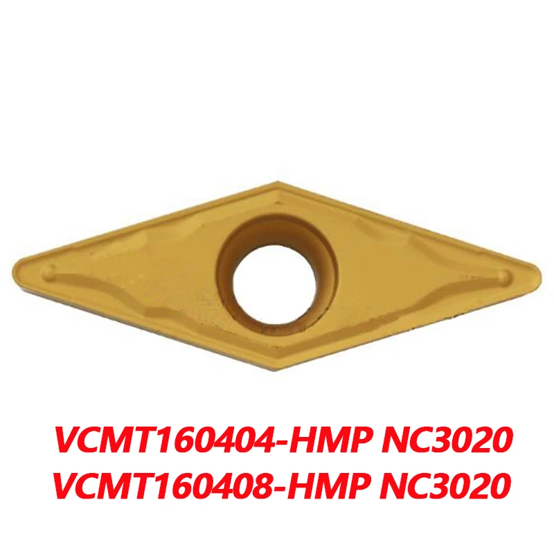 Original CNC Inserts VCMT160404-HMP PC9030 NC3020 VCMT160408-HMP NC3120 NC3030 Turning Lathe Tool Cutter 10pcs/box VCMT 160408