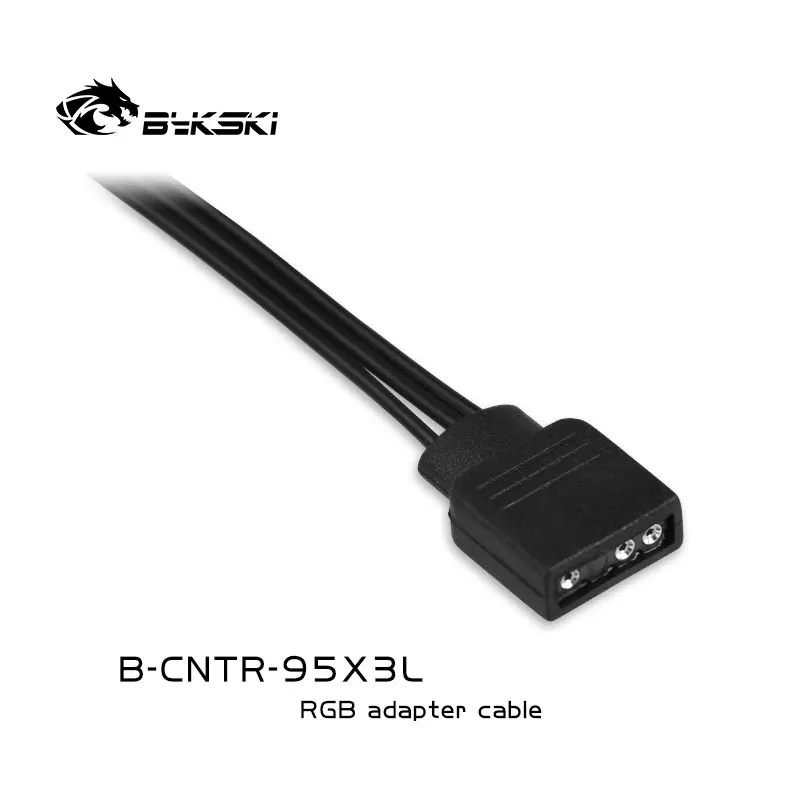 Bykski B-CNTR-95X3L B-CNTR-95X4L 5V 3PIN ARGB RBW/12V 4PIN RGB carte mère syn ASUS AURA MSI adaptateur câbles 10cm