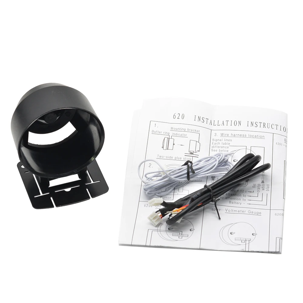 60mm Stepper Motor Auto Car Rev Counter Tachometer Gauge 1 To 8 Cylinder Vehic 10000 RPM Meter