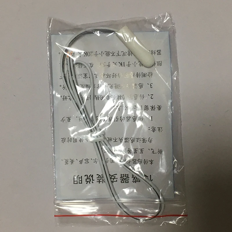 Sonda del sensore di temperatura del frigorifero della testa rotonda 1Pcs 2K per le parti universali della scatola di ghiaccio del congelatore del frigorifero di Midea/ Meiling/ Rongsheng