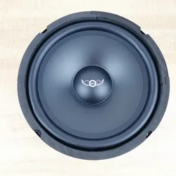 I KEY BUY 1 pc 8 Inch Waterproof  Midrange Quality HiFi Speaker Powerful 400W 8Ohm Rubber Edge Injection Cone Woofer Universal