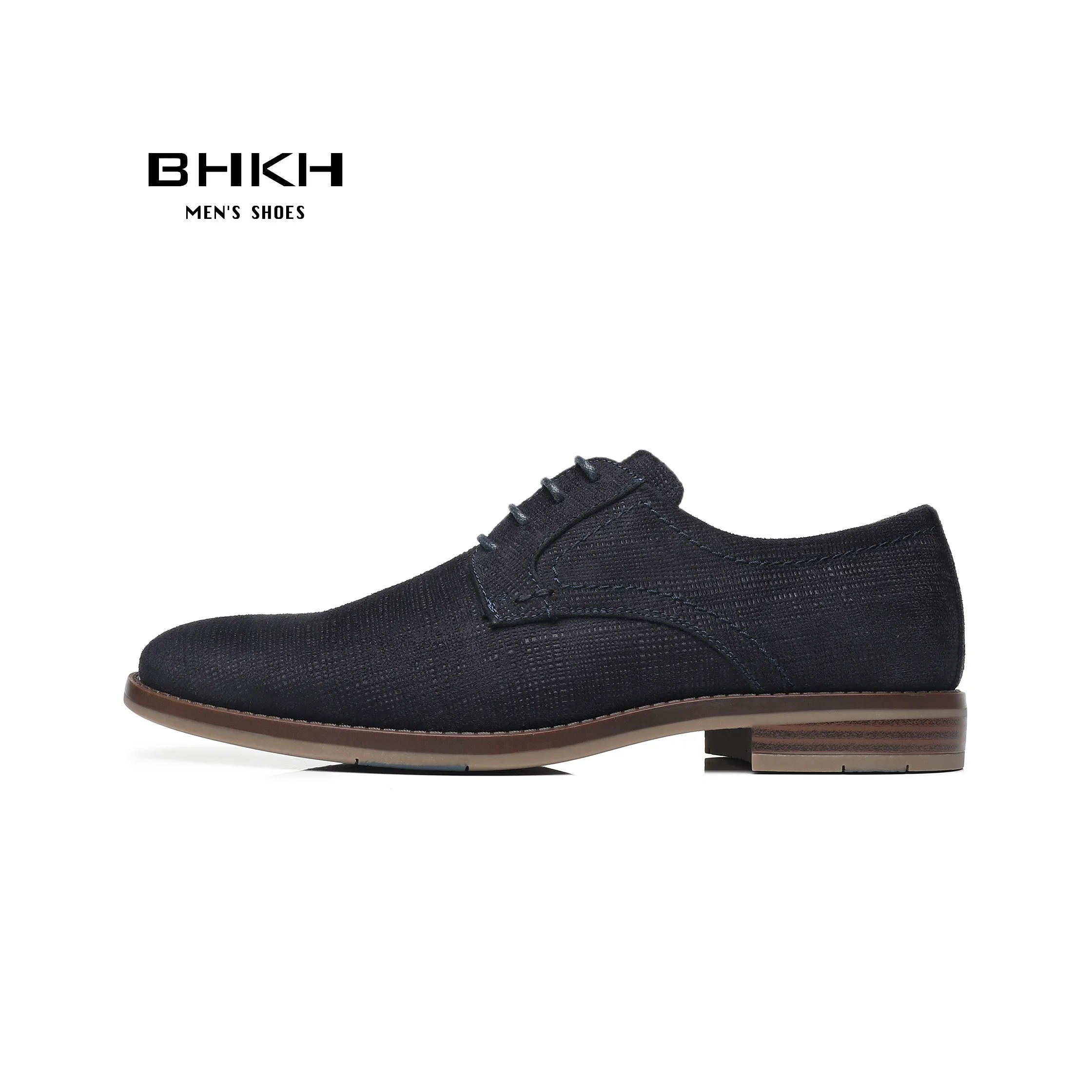 BHKH Men Casual Shoes 2024 Autumn Fashion Leisure Walk Footwear Lace-up Classic Men Shoes New Men Casual Shoes