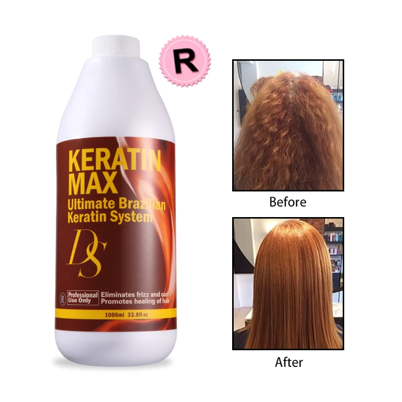 Chocolate Professional 1000ml Keratin Treatment Hair 12% Formalin High Superior Smell  Straightening Make Hair Shining