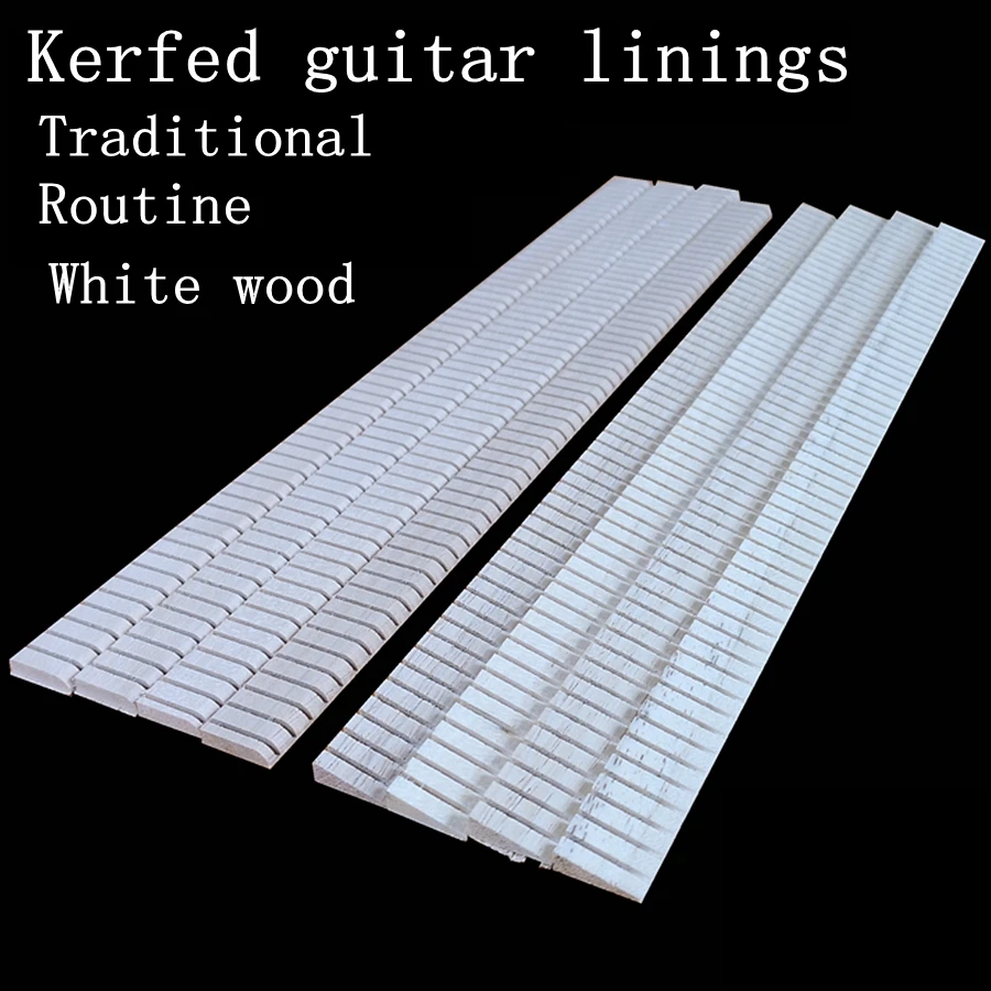 8 Pcs of Set Kerfed guitar linings Guitar Binding Strip Inside Inlay Lining Guitar Edge Trim Project Replacement Accessory 360mm