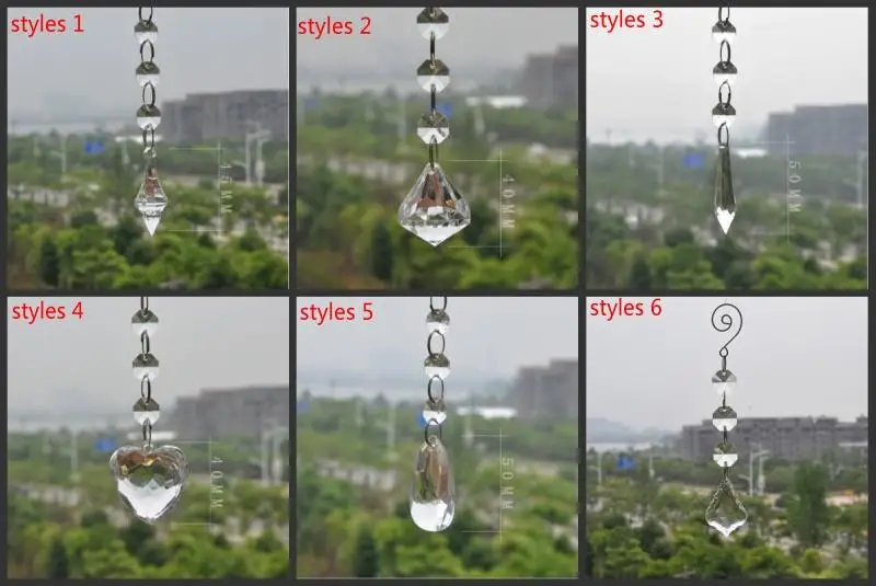 1M Shin Acrylic Crystal Bead Garland Strand 14 mm Bead Chains Drop Pendant Wedding Props Centerpiece Manzanita Tree Decoration