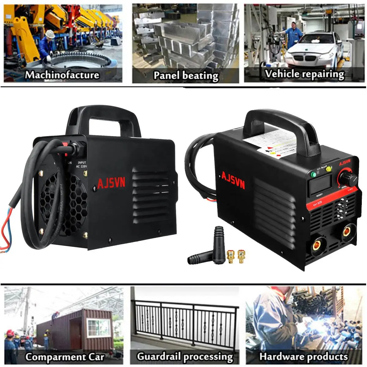 Mới 220V Có Thể Điều Chỉnh 20A-225A 4200W Cầm Tay IGBT Inverter Hồ Quang Hàn-Máy Hàn Màn Hình Hiển Thị Kỹ Thuật Số Mini Di Động Hàn dụng Cụ