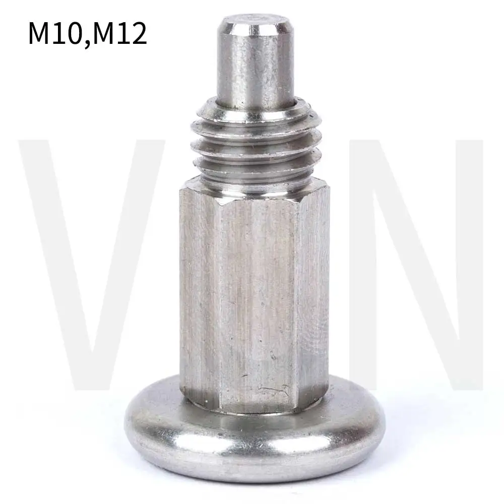 VCN231 Index Bolt  Spring Plungers,Indexing Plungers ,All Steel , Fine Thread M10*1.,Coarse Thread M12**1.75 .