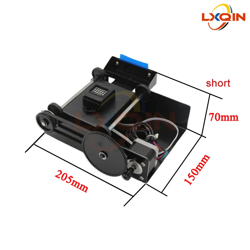 LXQIN printhead cleaning station for xp600/DX5/DX7/4720/I3200/5113 single head capping station assembly short type single motor