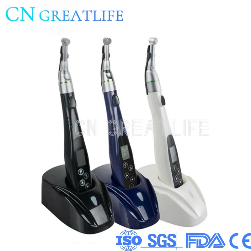 LED Dental Endo Motor Wireless 16: 1 Reduction Contra Angle Endo Mate Treatment Dental Intrument Spare Parts