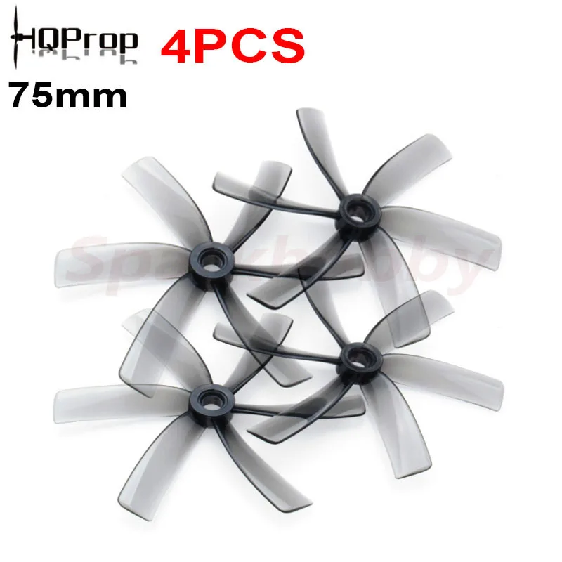 4PCS NEW HQProp Duct 75mm 6-blade CW CCW 3-inch Grey Propeller Poly Carbonate RC Cinewhoop Ducted Drones FPV Racing Quadcopter