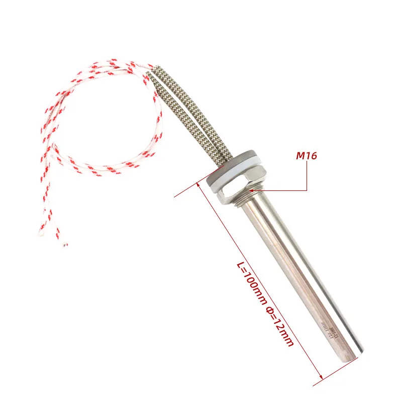 12v Heating Element 100w/150w/200w Cartridge Heater Stainless Steel Tubular Heat Pipe/Rod