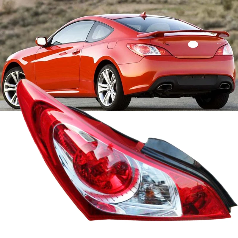 Yasong  For Hyundai Genesis Coupe 2009 2010 Rear Bumper Taillight Tail Lamp Brake Light Tail Light Taillamp Rear Headlight Assy