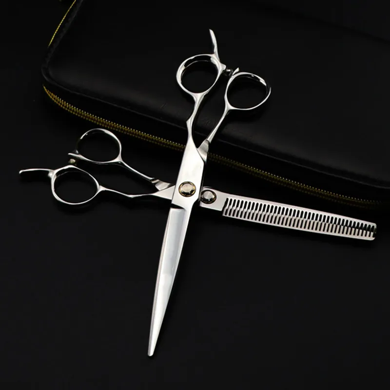 

professional 6 '' JP 440c 9cr13 steel bearing hair scissors haircut thinning barber cutting shears tools hairdresser scissors