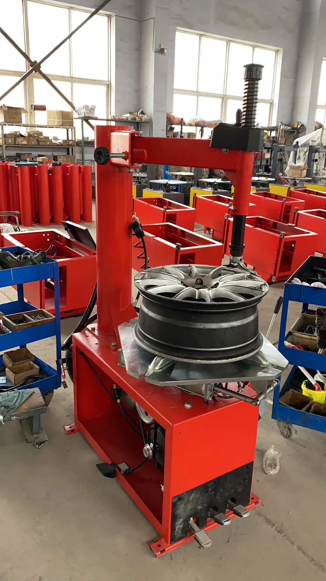 Tire Changer Machine With Explosive Quick Charge Tyre Press Removing Machinery