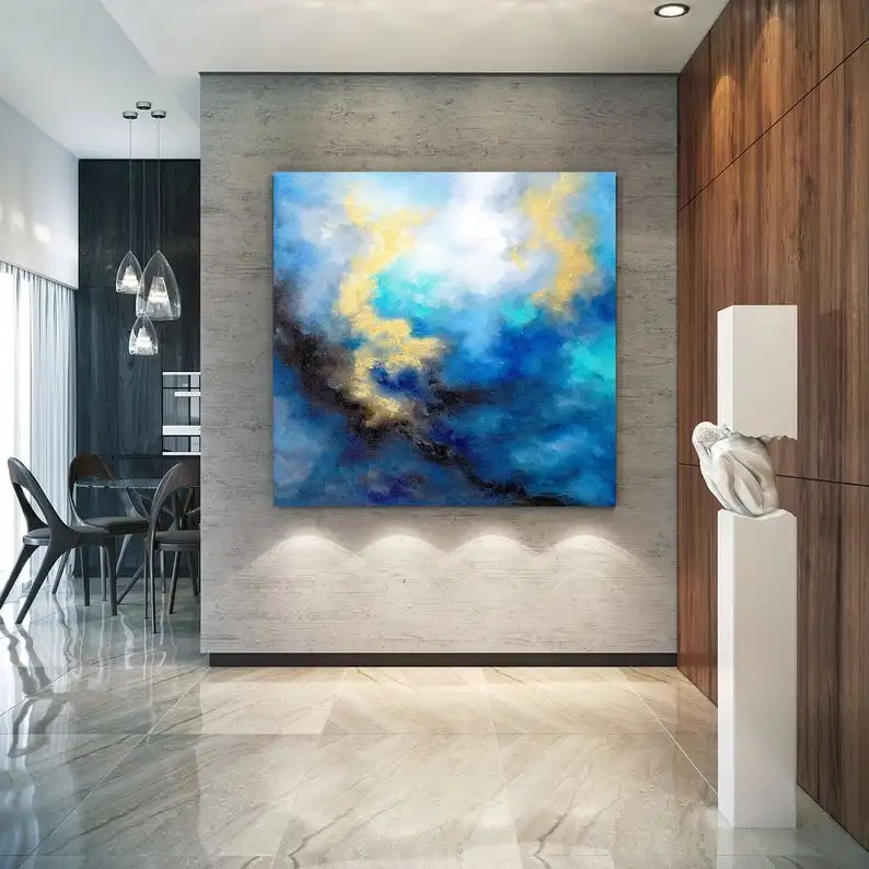 

Extra Large Wall Art Bright Abstract Original Painting On Canvas Extra Large Artwork Contemporary Art Modern Home Decor
