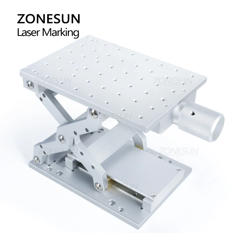 ZONESUN Fiber Laser Marking Machine Pulsed Laser Engraver Metal Plastic Leather Packaging System