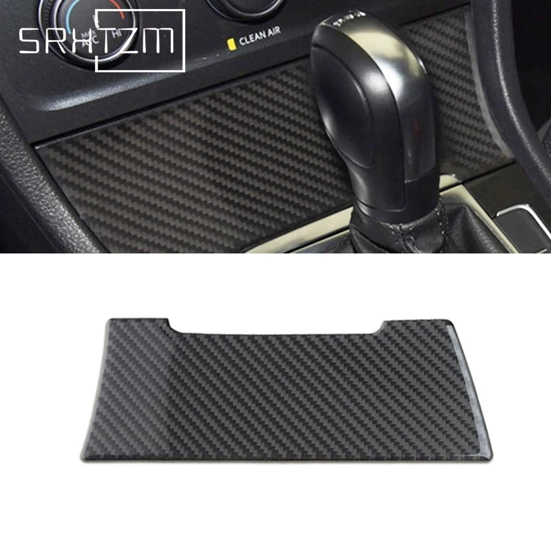 Interior Console Cigarette Lighter Panel Cover Trim Carbon Fiber For Vw Golf Mk 7 2013 2014 2015 2016 2017