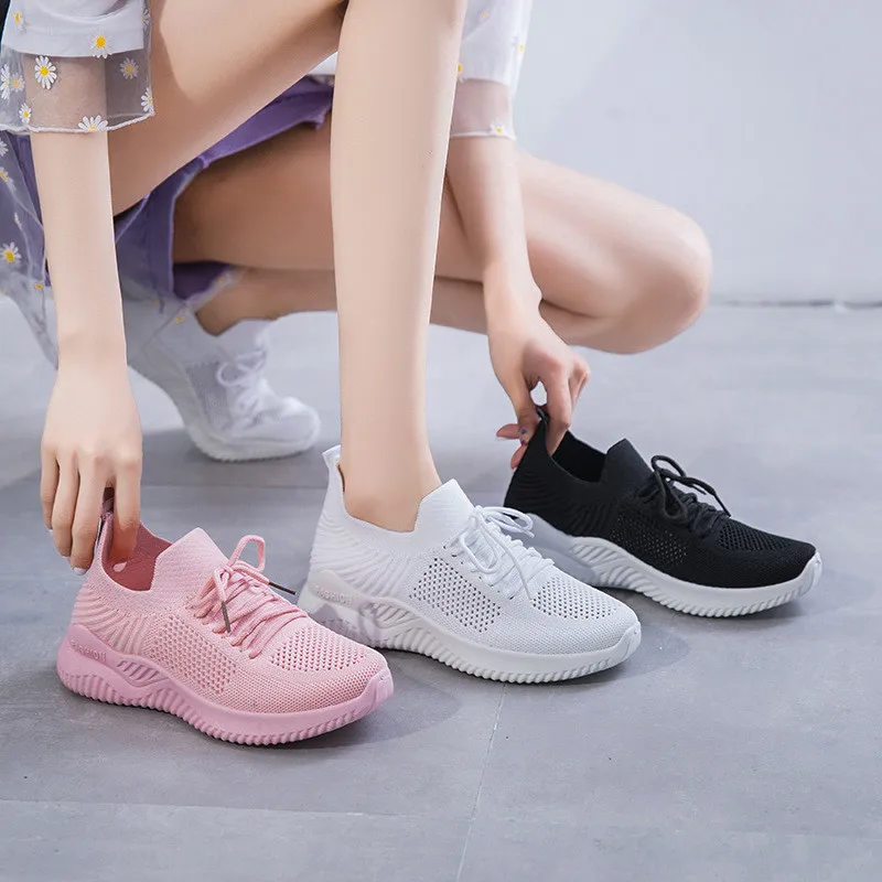 

Tenis Feminino Women Shoes Breathable Tennis Shoes Woman Flexible Sneakers Comfortable Walking Jogging Shoe New Design