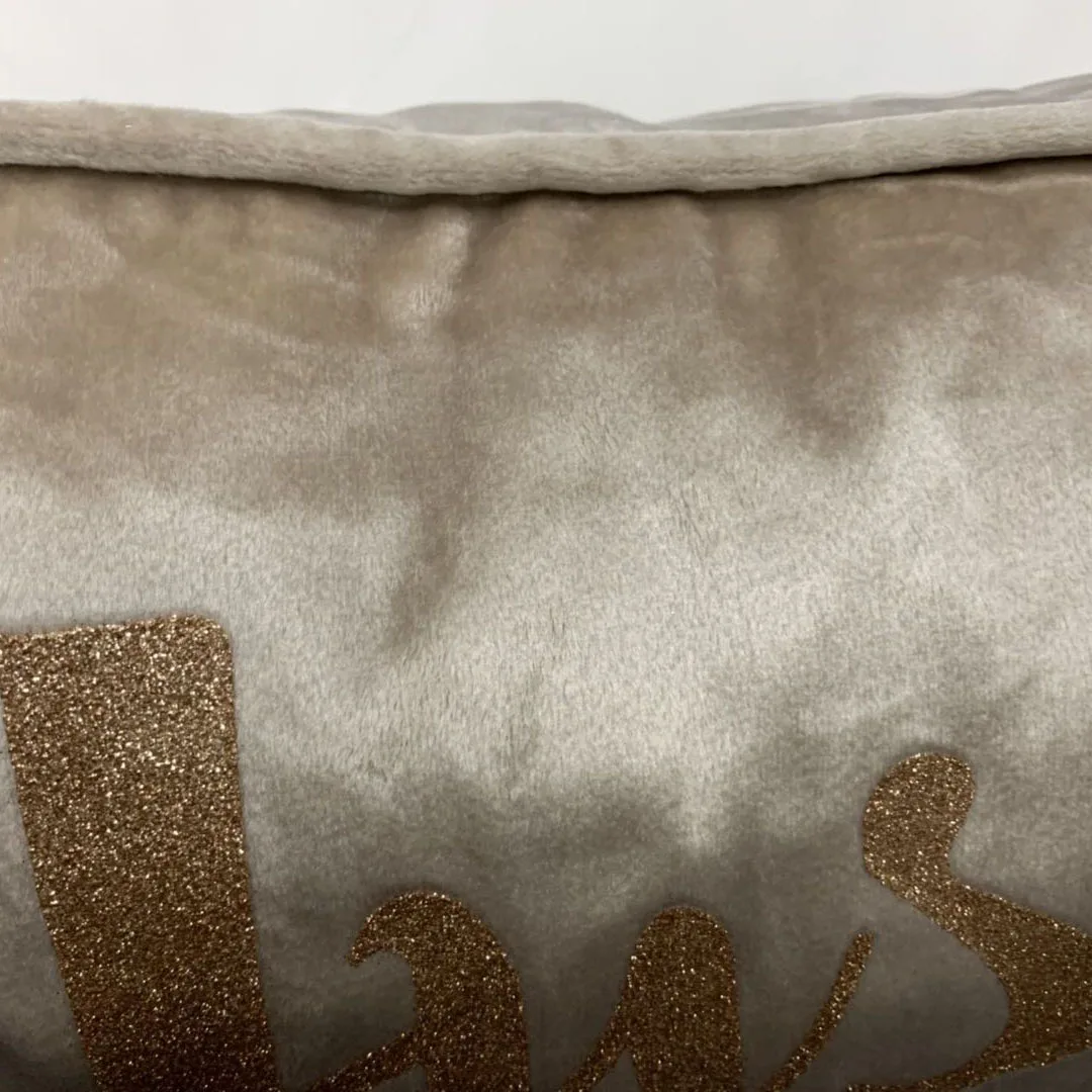 Gold Foil Printing Sofa Pillowcase Home Decorative Velvet Printing Square Cushion Cover With Piping From Factory