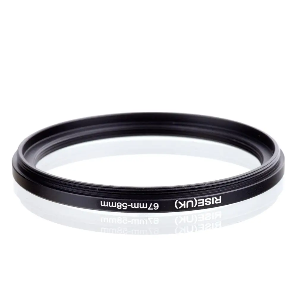 라이즈 (영국) 67mm-58mm 67-58mm 67-58 스텝 다운 필터 링 어댑터, 라이즈 필터 링 어댑터