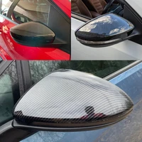 Cubierta de espejo retrovisor lateral para coche, embellecedor para VW Golf 6 Golf 5 Golf 7 CC POLO Scirocco Bora Jetta Beetle Passat Sagitar, 2 unidades