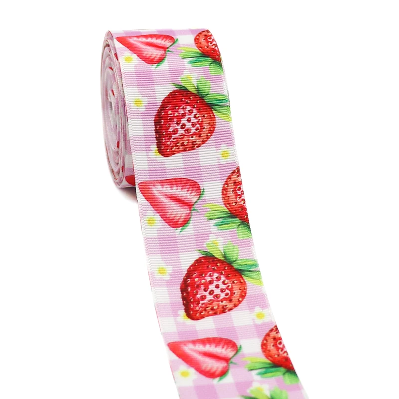 10 Yards 1,5" 38MM Frucht-Ananas-Printed-Kordelband für Haaraccessoires, DIY-Bastelbedarf, Nähen, Handarbeit Y2021051301 – Detail 9