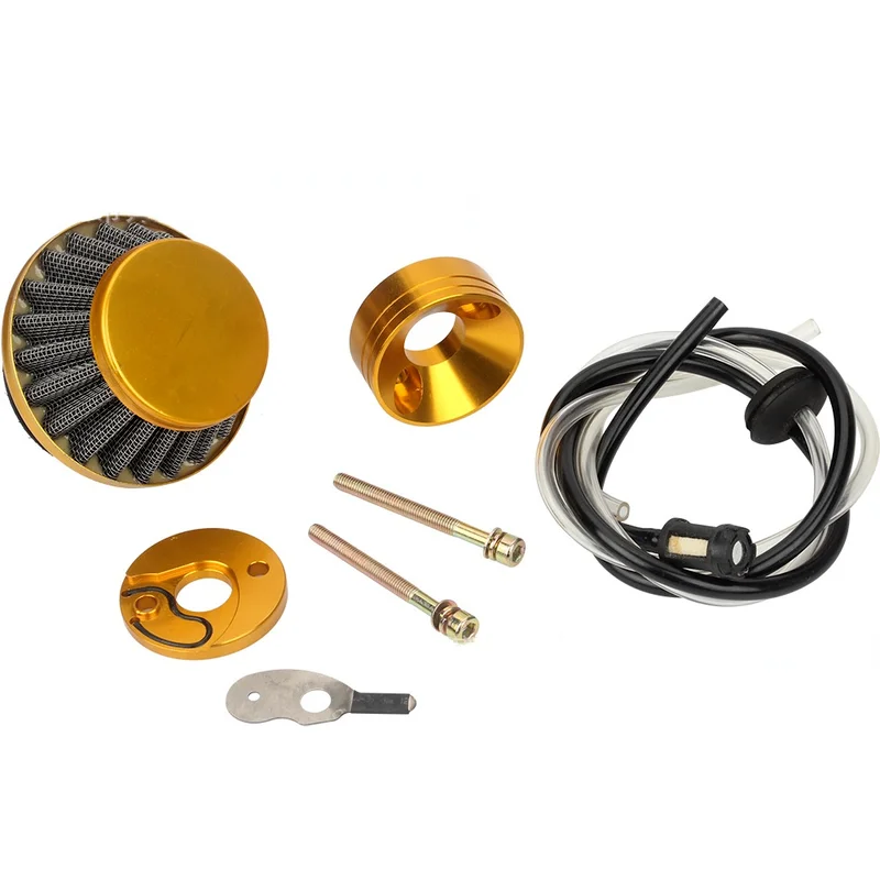 Motorcycle Air Filter Intake Pipe Tubing Kit for 2 4 Stroke 43cc 47cc 49cc Engines ATV Scooter Mini Pocket Bike Gas Scooters