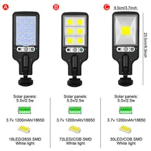 Outdoor Solar Waterproof Street Light 3 Modes #3