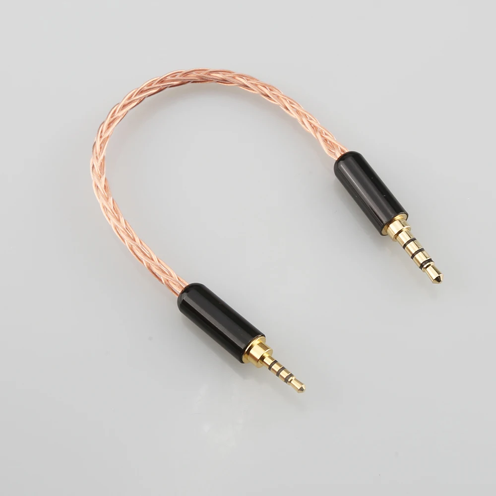 Audiocrast Copper AUX Audio Cable 2.5mm 4poles to 3.5mm 4poles Car Audio Extension HIFI Quality P99 P01