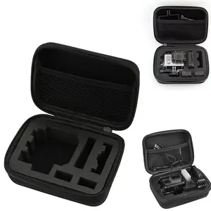 Bilashmart Portable Storage Small EVA Action Camera Case GoPro Hero 12 10 9 8 5 Black Yi 4K Sjcam Sj4000 Eken H9r Box Go Pro Accessory