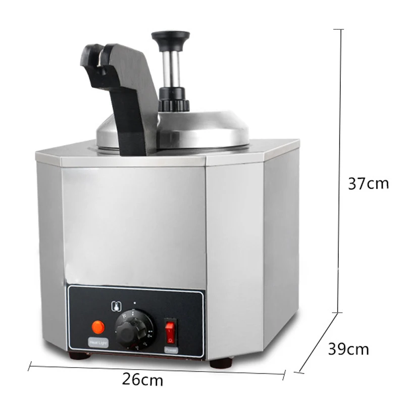 Mesin Pemanas Saus Wadah Suhu Konstan Mesin Pemanasan Selai Coklat FY-Q7-A Hangat Keju 415