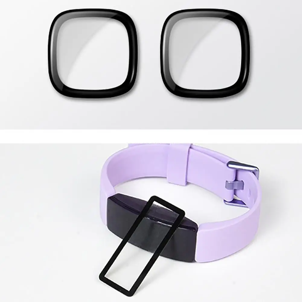Screen Protector for Fitbit Versa 3 & Sense 3D Curved Edge Full Coverage Soft Protective Film for Fitbit Versa 3 (Not Glass)