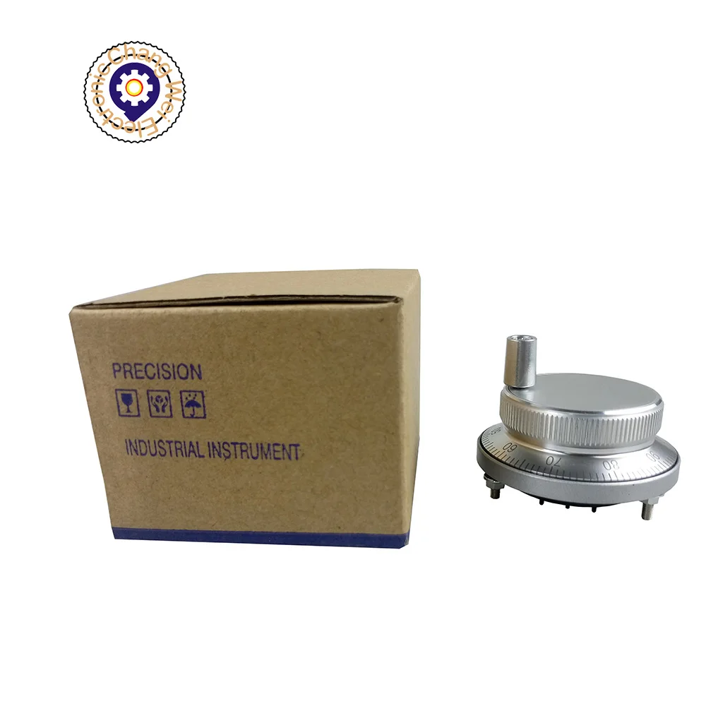 Generatore di impulsi volantino CNC 4 terminale 6 terminale 5V 60mm 100PPR generatore di impulsi manuale volantino encoder rotativo elettronico