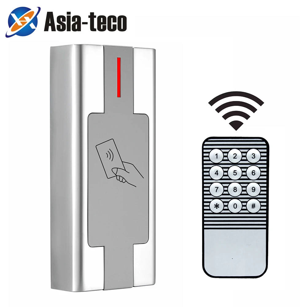 125khz RFID Metal Access Control Reader 3000 User Proximity RFID Card Reader Access Control System Waterproof IP67 wiegand input