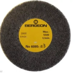 Bergeon 6085-E3 Very Fine Abrasive Satin Metal Finishing Wheel Watches