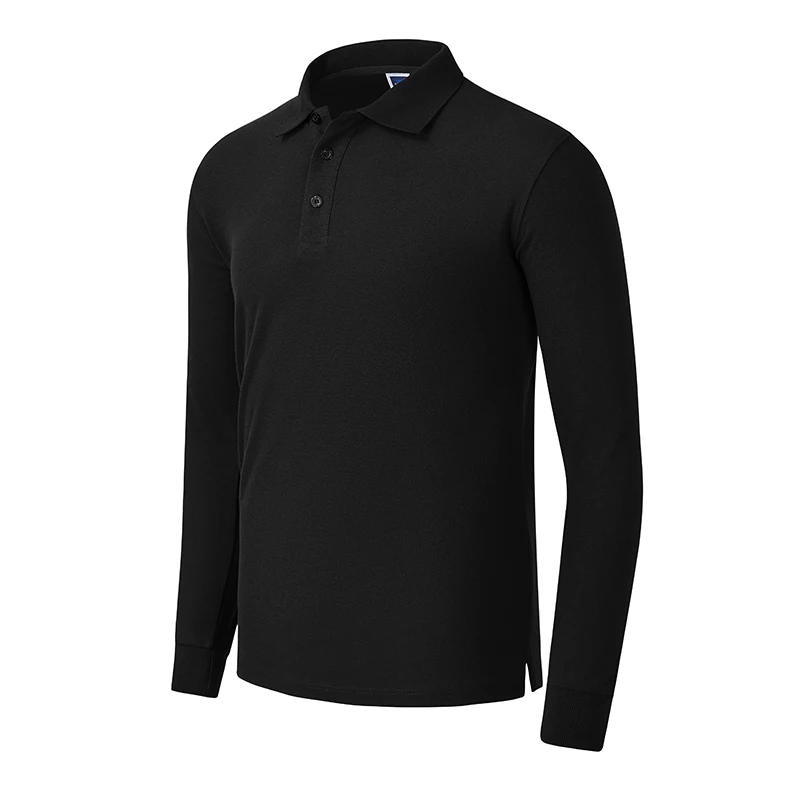 Autumn And Winter Long-sleeved Polo, 11 Colors Available, Printed Logo/embroidered Logo