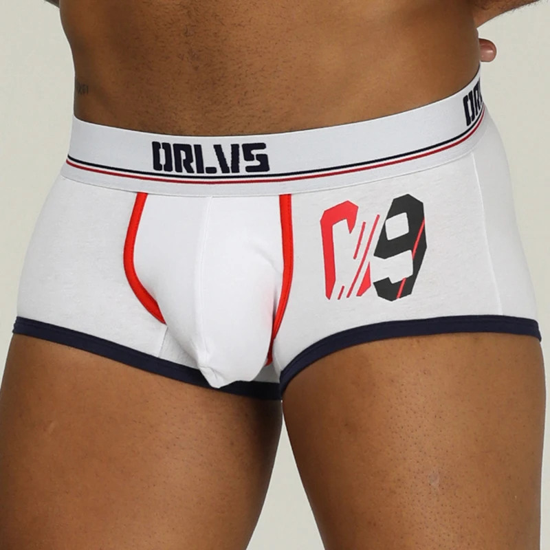 ORLVS Brand underwear men boxers cotton cueca tanga breathable  calzoncillo men boxers shorts comfortable underpants male pants