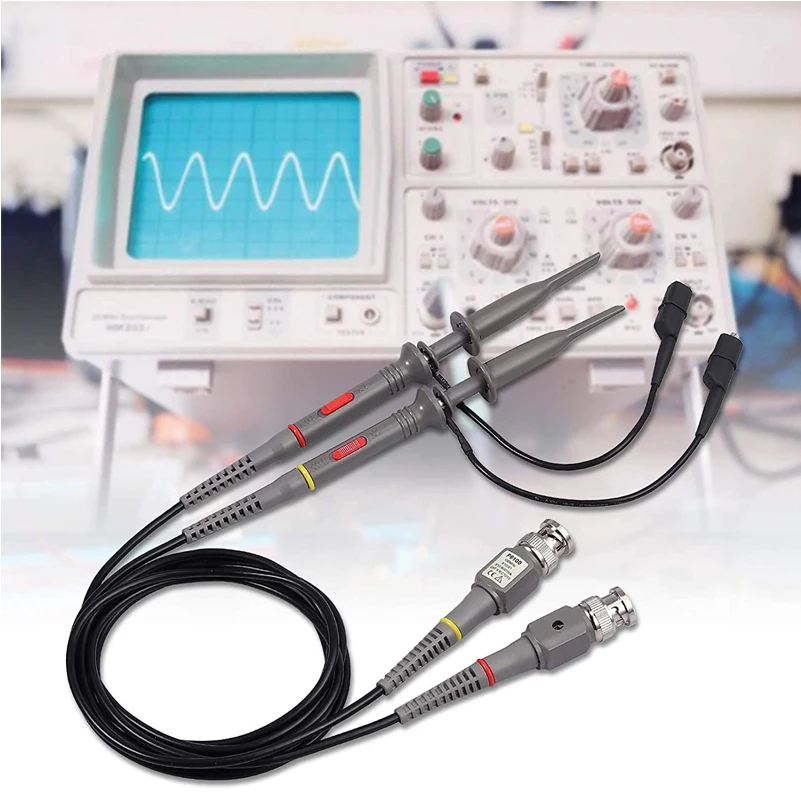 YEAPOOK P6100 100MHz Universal BNC Oscilloscope Probe with Accessories Kit (Pack of 2)