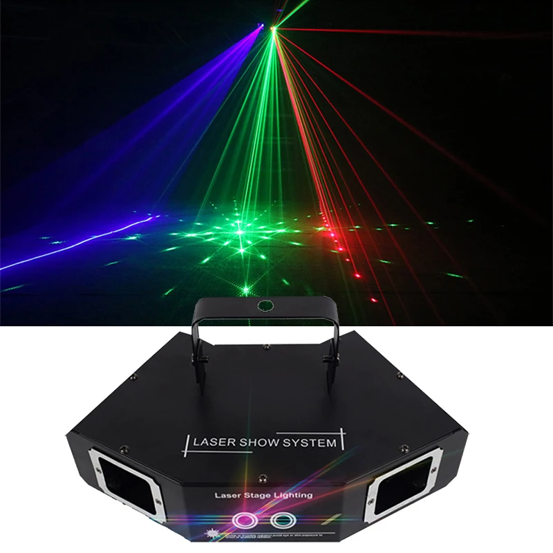 

Dj Laser Pattern Line Scan 2 IN 1 Disco Lazer Stage Lighting Home Party KTV Night Club Wedding Dance