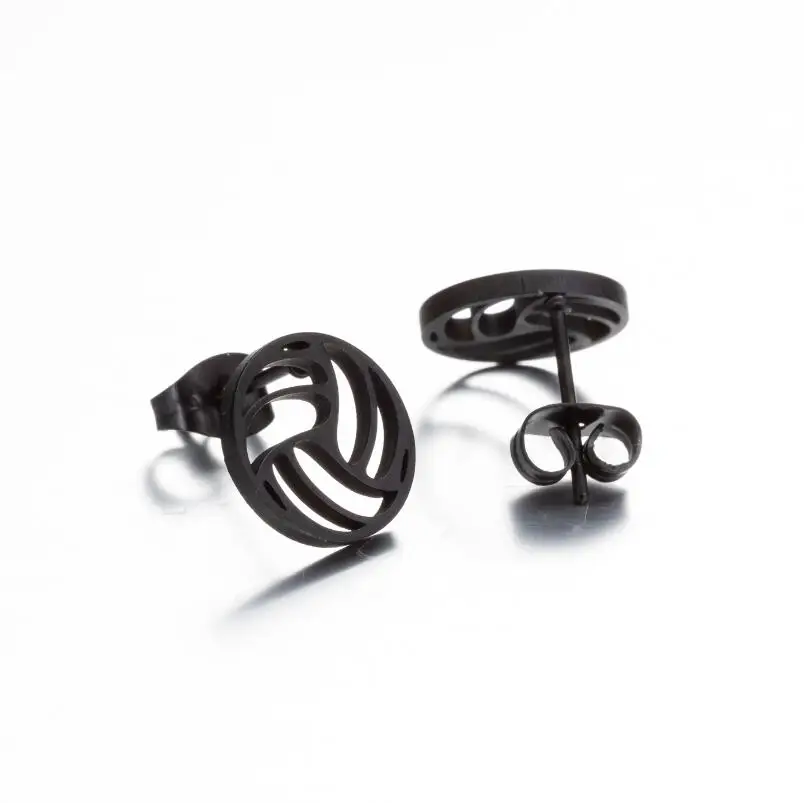 2026 Schwarze Kleine Ohrringe für Damen, Verschiedene Stile, Edelstahl, Schlangen-, Elefanten-, Herz-, Geometrische Ohrringe, Bienen-Schmuck, Großhandel – Detail 37